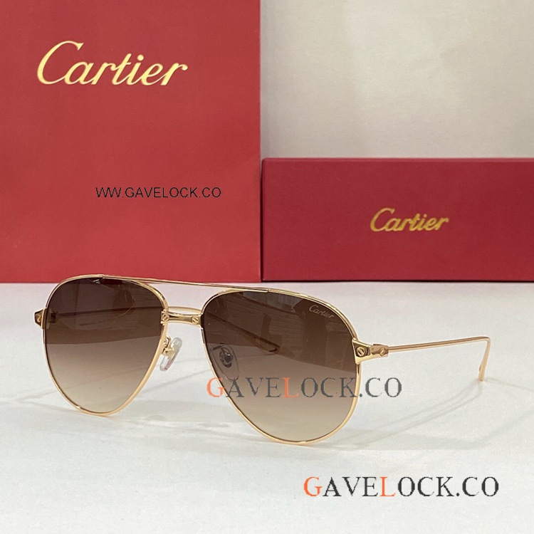 Santos Cartier esw00559 Sunglasses Copy Double Bridge